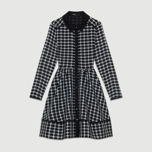 Robe chemise à carreaux