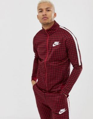 nike red checked suit mbappe 