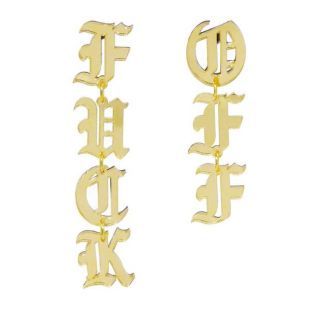 Fuck Off Earrings