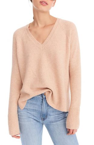 Supersoft Yarn V Neck Sweater
