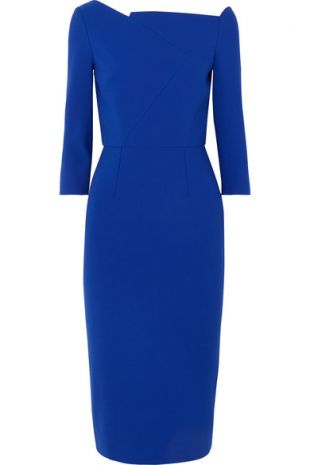 Roland Mouret - Witham asymmetric stretch crepe dress