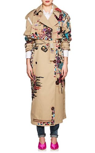 2 In 1 Embellished Trench Coat