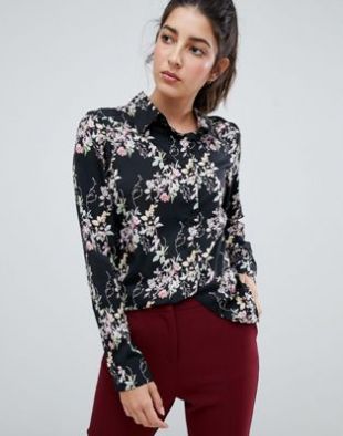Brave Soul Dymphna Floral Print Shirt