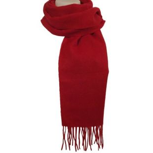 Echarpe cachemire rouge