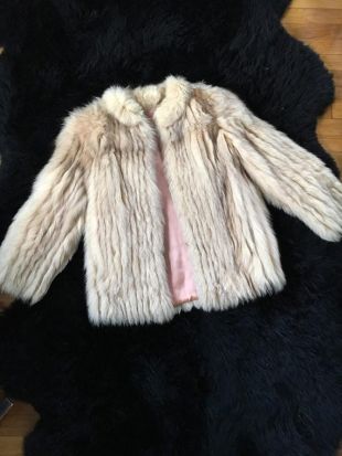 Manteau en fourrure de renard Vintage