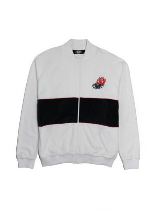 Wu Wear - Triumph Track Jacket in White by Wu Wear