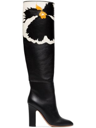 bottines fleurs