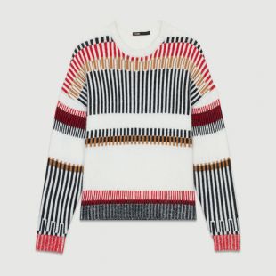 Pull oversize en laine mélangée