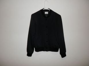 Wilfred Aritzia Black Poussin Bomber Jacket