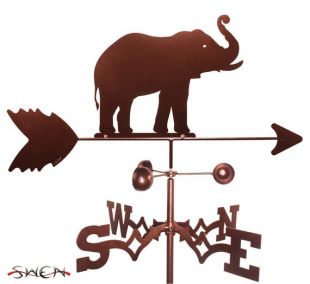 À la main faite la girouette éléphant neuf