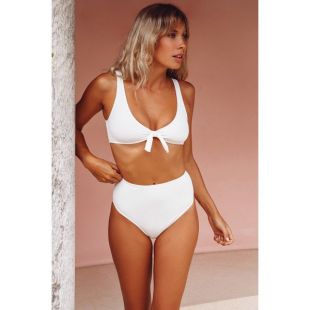Hello Molly Del Mar Swim Top White
