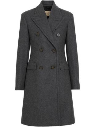Burberry Double breasted Wool Tailored Coat