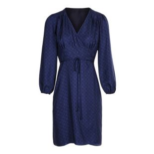 Robe portefeuille en soie