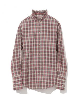 Nili Lotan chemise Lola en plaid rouge