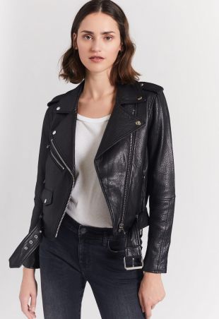 Current/Elliott - Current/Elliott The Shaina Biker Jacket