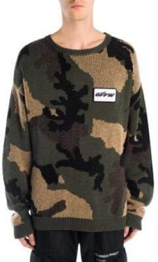 Offw camo clearance sweater