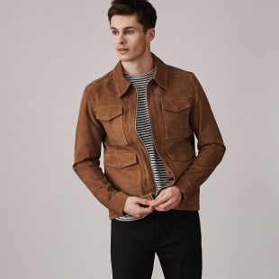 Reiss - Willoughby Suede Jacket REISS