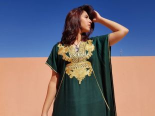 Robe marocaine, vêtement marocain, djellaba, robe longue, cadeau pour femme