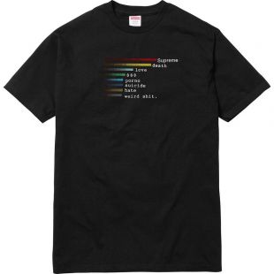 Supreme - Supreme Chart Tee Shirt Black