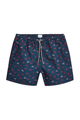 Next Homme Short De Bain À Imprimé Homard Bleu Marine XXL