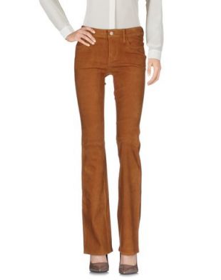 Pantalon daim camel
