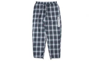 Pleasures Plaid Athletic Wind Pant Green