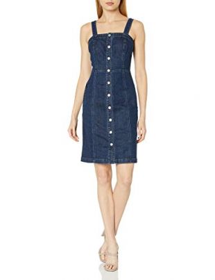 AG Adriano Goldschmied Women's Sydney Button Down Dress, Renewal, X-Small
