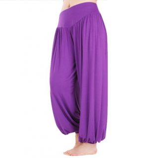 hoerev - HOEREV Super Soft Modal Spandex Harem Yoga/ Pilates Pants ...