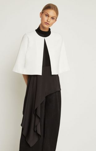 Bcbg short sale cape jacket