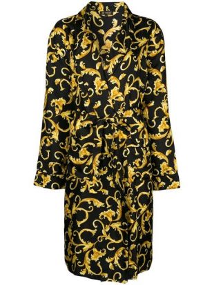 Versace Printed Robe
