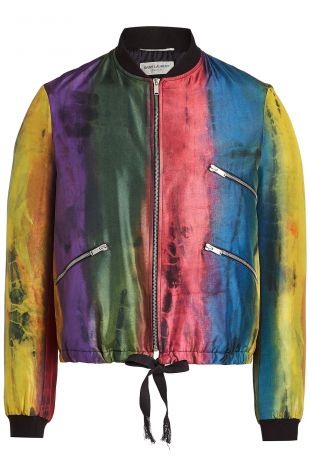 Saint Laurent Silk Bomber Jacket