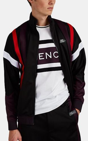 Givenchy "3Givenchy" Logo Fleece Track Jacket
