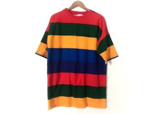 T Shirt vintage Stripe lumineux / / rétro rayé Tee / / les couleurs vives Stripe Tshirt / / arc en ciel Vintage Stripe T Shirt