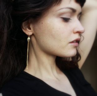 Boucles D'oreilles Longues Pendantes En Cristal - 2 Paires (or Et Argent) - Bijou élégant Pour Femmes, Filles - Cadeau