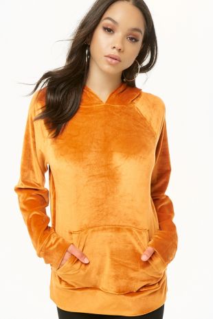 Velvet Raglan Hoodie