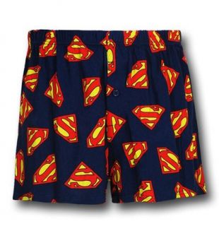 Superman Multi Symbol Boxer Shorts