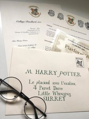 Créez-vous-même votre lettre d'admission à Poudlard grâce à ce papier à lettre  Harry Potter à imprimer ! - Au Comptoir des Sorciers