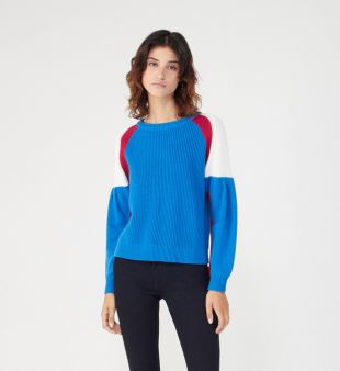 Pull tricolore