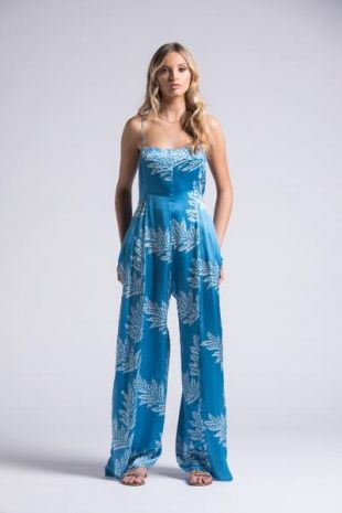 Lola Academy Silk Fern Crepe Jumpsuit