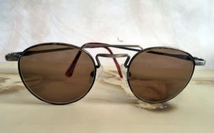 Vintage BHPC round lennon eyeglasses sunglasses, Gunmetal Engraved Glasses, Round eyeglasses, Lennon Sunglasses, Vintage Glasses, Japan