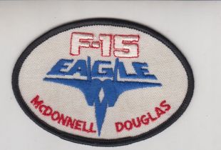 PATCH USAF F 15 EAGLE McDONNELL DOUGLAS  PARCHE  | eBay
