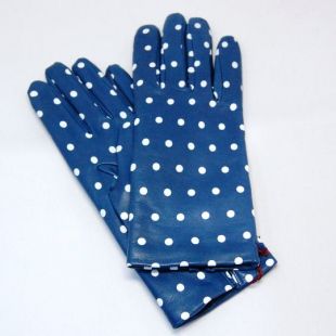 Demi - Gants en cuir à pois