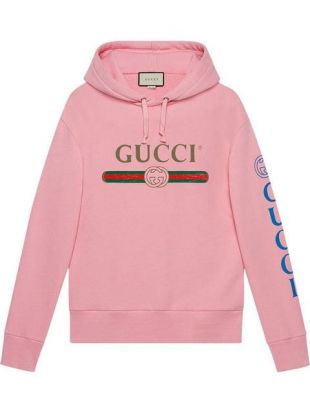 Gucci - Sweat à Capuche Gucci rose