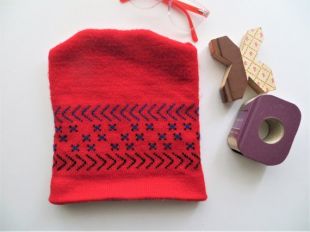 des années 90 en tricot rouge chapeau, bonnet de Ski nordique de tirage, tuque de laine rouge et bleu, bonnet d’hiver pour femmes, coiffure Athletic, cadeau de Noël pour fille
