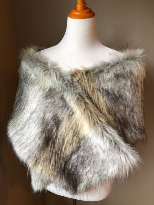 Zoestar Châle Fausse Fourrure Femme Années 1920 - Étole Mariage Chaud Et Élégant