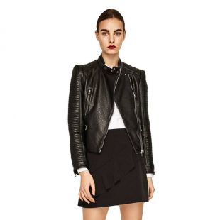 Zara Leather Effect Jacket