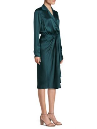 Jason Wu - Jason Wu Silk Charmeuse Wrap Dress