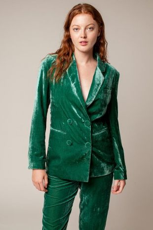 Rachel Antonoff Billie Blazer in Jade
