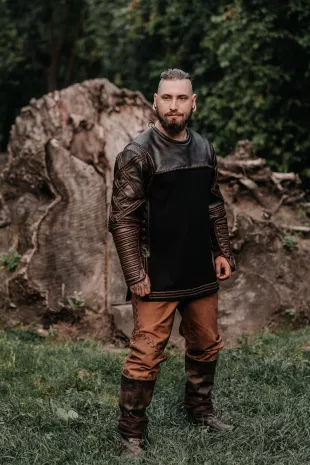 Erolios - Ragnar Lothbrok Leather Tunic Costume by Erolios