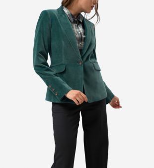 Veste blazer en velours
